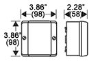 D 9140 - Polystyrene Indoor Enclosures w/ Metric Knockouts